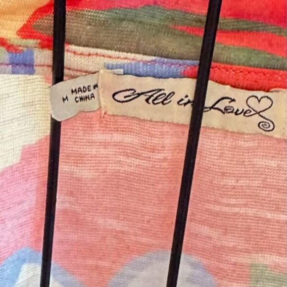 Floral Sleeveless Button All in Love Mini Dress M - Picture 5 of 7